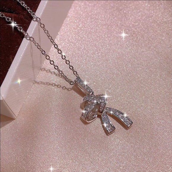 NEW 14k BowKnot Necklaces - Picture 3 of 4